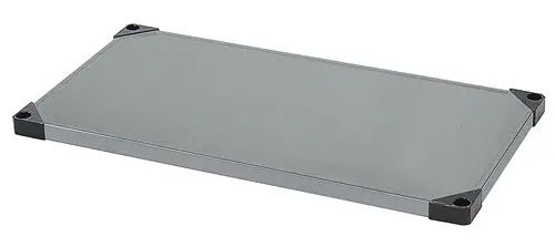 Rectangular gray metal or plastic panel with a smooth surface.