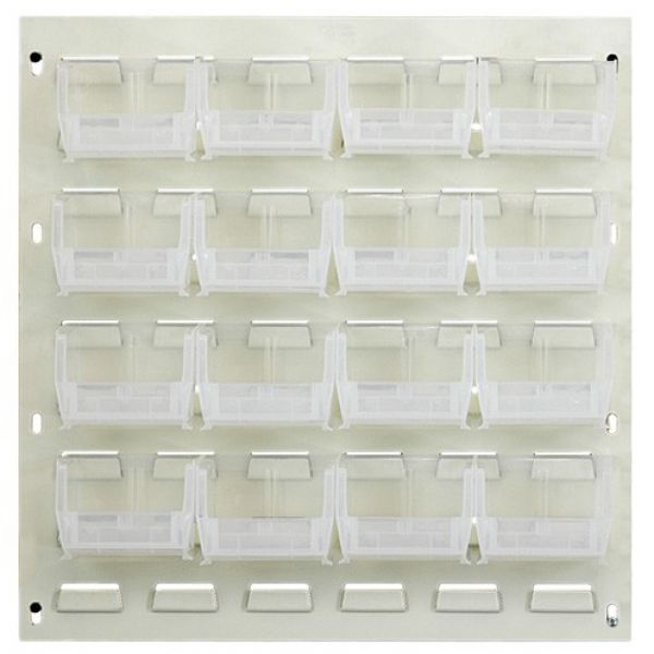 QLP-1819HC-210-16CL CLEAR-VIEW OYSTER WHITE LOUVERED PANELS