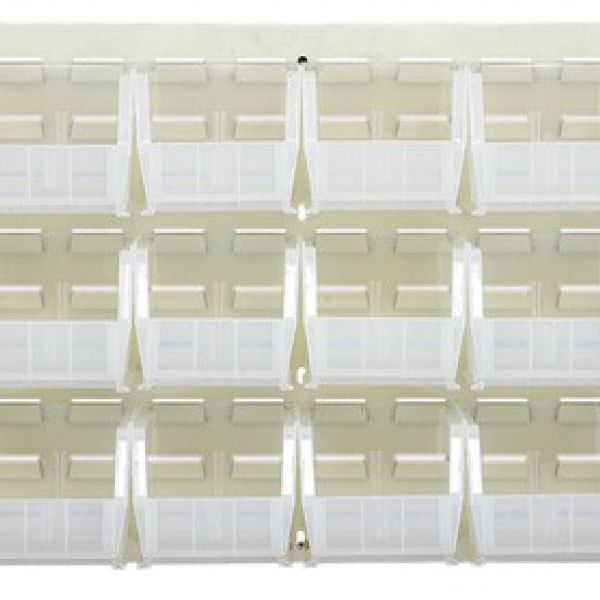 QLP-3619HC-230-18CL CLEAR-VIEW OYSTER WHITE LOUVERED PANEL
