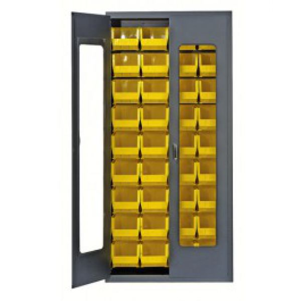 QSC-C240 CLEAR-VIEW SECURITY BIN CABINET