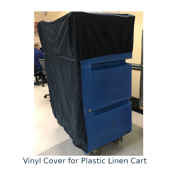 Vinyl Cover for Plastic Linen Cart